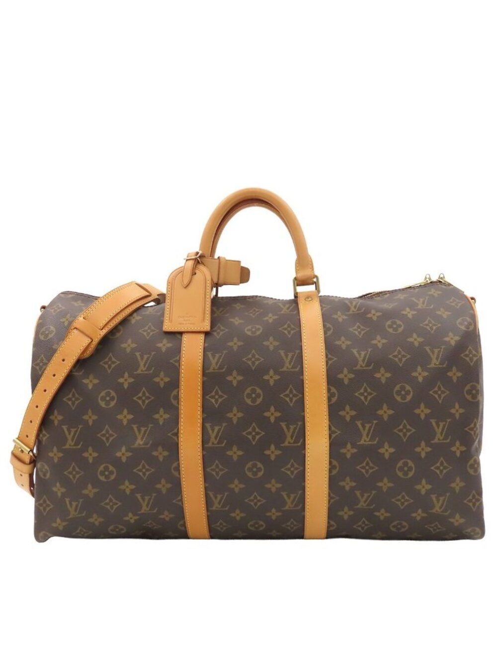 Louis Vuitton Keepall Bandouliere 50 Monogram Canvas 2-Way Shoulder Bag